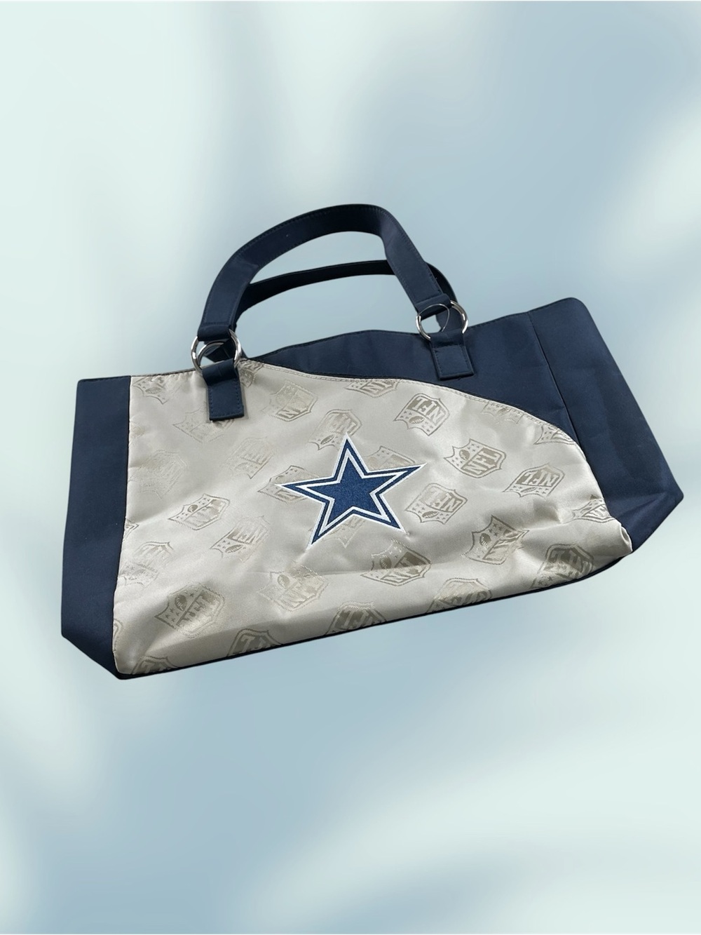 Dallas Cowboys Navy and Cream Star Logo Tote Bag